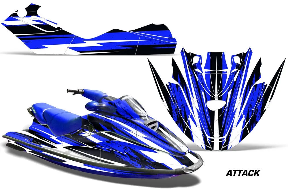 Sea Doo Bombardier GTX Siege Avant Jet Ski Graphics (1996-1999)