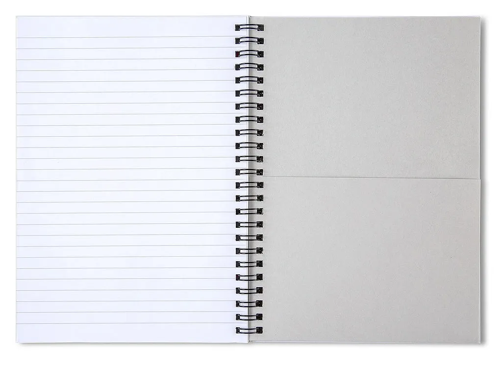 Setting Sunflower - Spiral Notebook