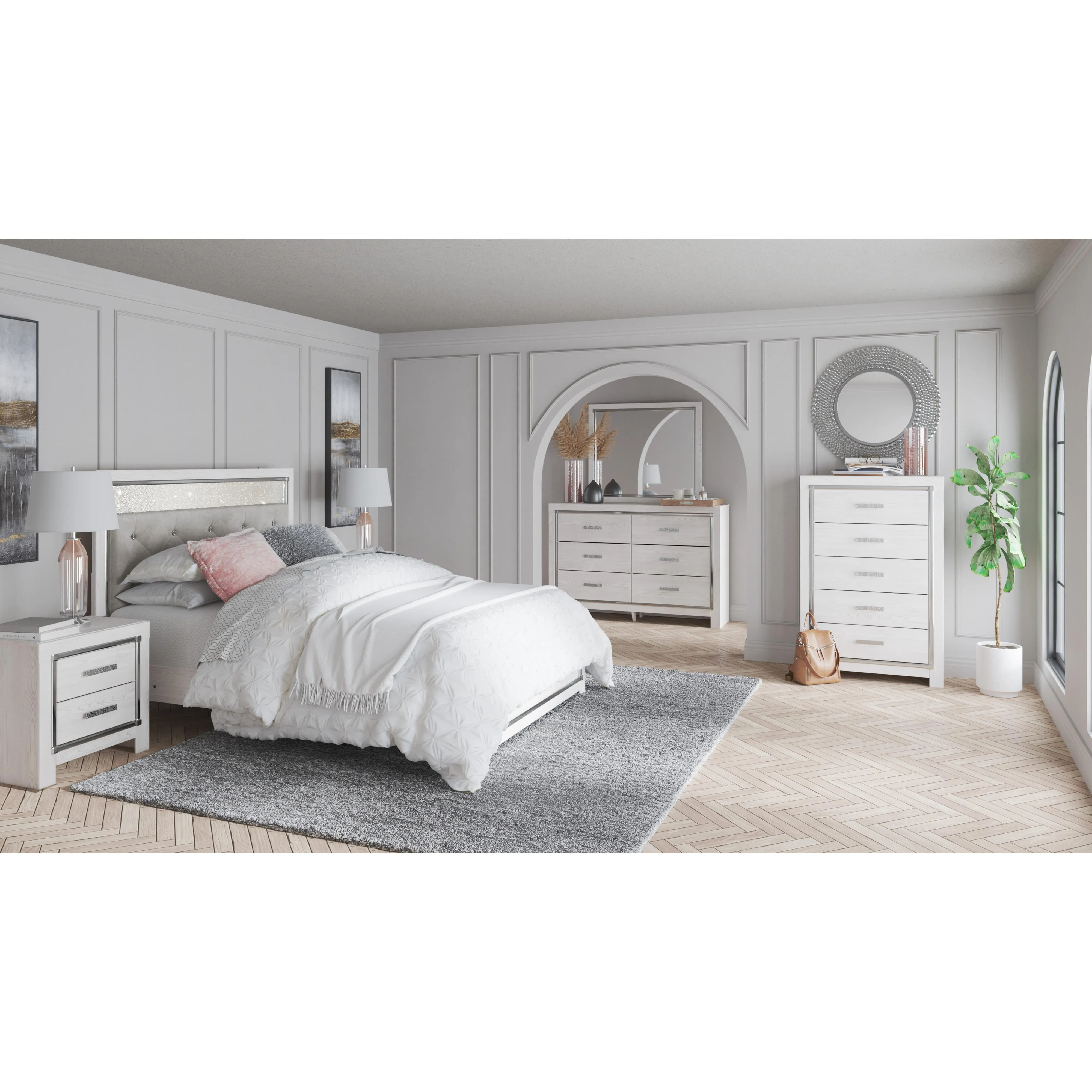 Signature Design by Ashley Altyra Queen Panel Bed B2640-57/B2640-54/B2640-96