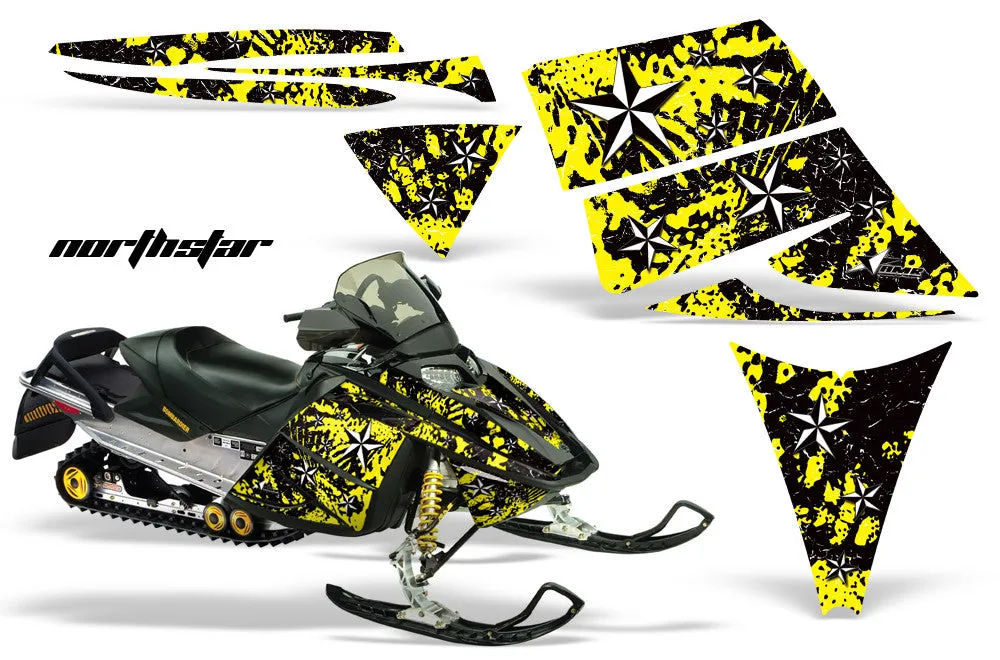 Ski Doo Rev Sled Snowmobile Graphic Wrap Kit (2003-2009)