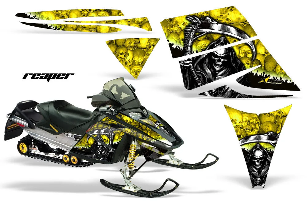 Ski Doo Rev Sled Snowmobile Graphic Wrap Kit (2003-2009)