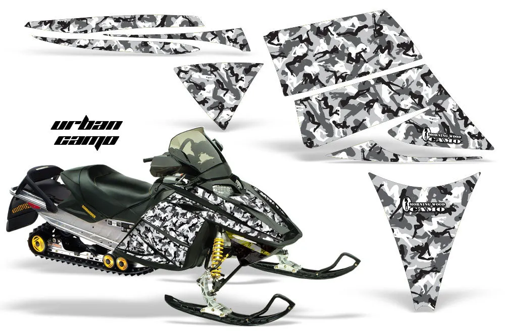 Ski Doo Rev Sled Snowmobile Graphic Wrap Kit (2003-2009)