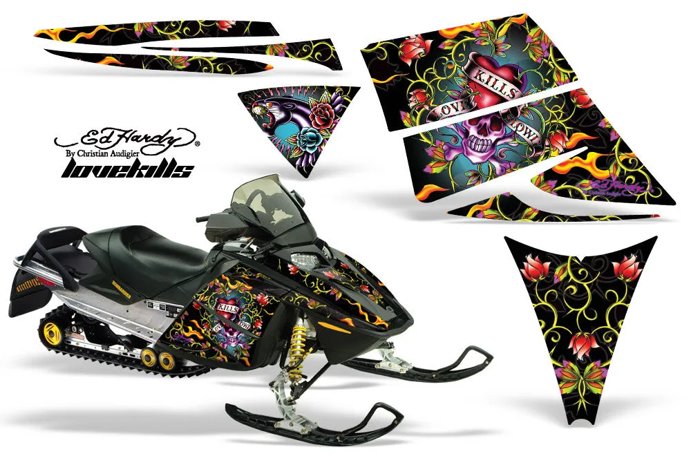 Ski Doo Rev Sled Snowmobile Graphic Wrap Kit (2003-2009)