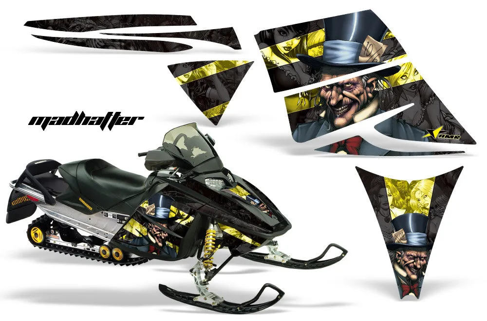 Ski Doo Rev Sled Snowmobile Graphic Wrap Kit (2003-2009)