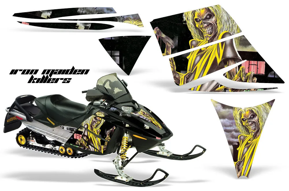 Ski Doo Rev Sled Snowmobile Graphic Wrap Kit (2003-2009)