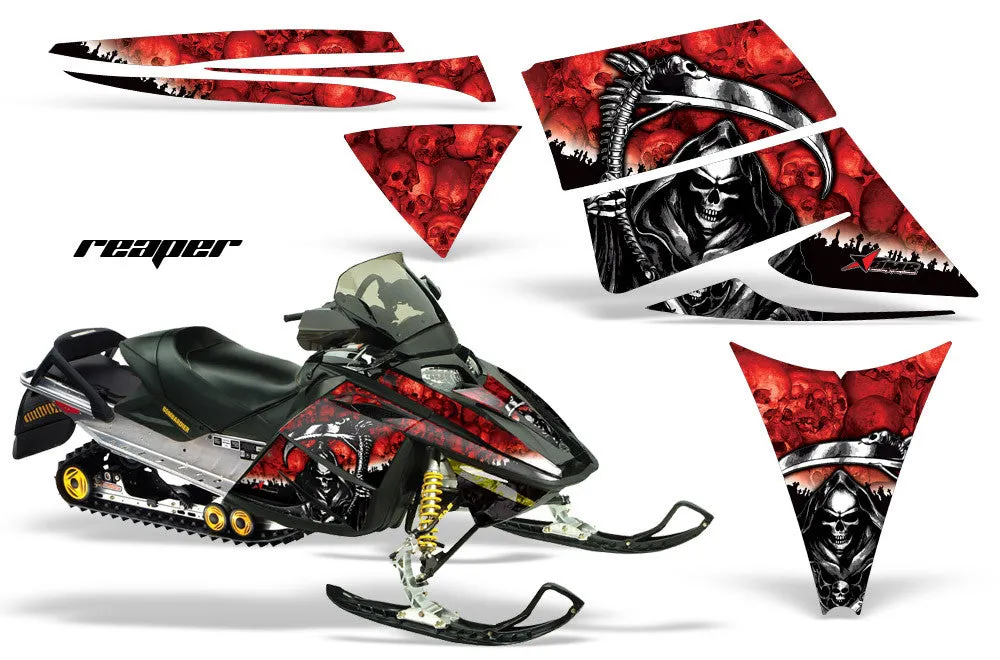 Ski Doo Rev Sled Snowmobile Graphic Wrap Kit (2003-2009)