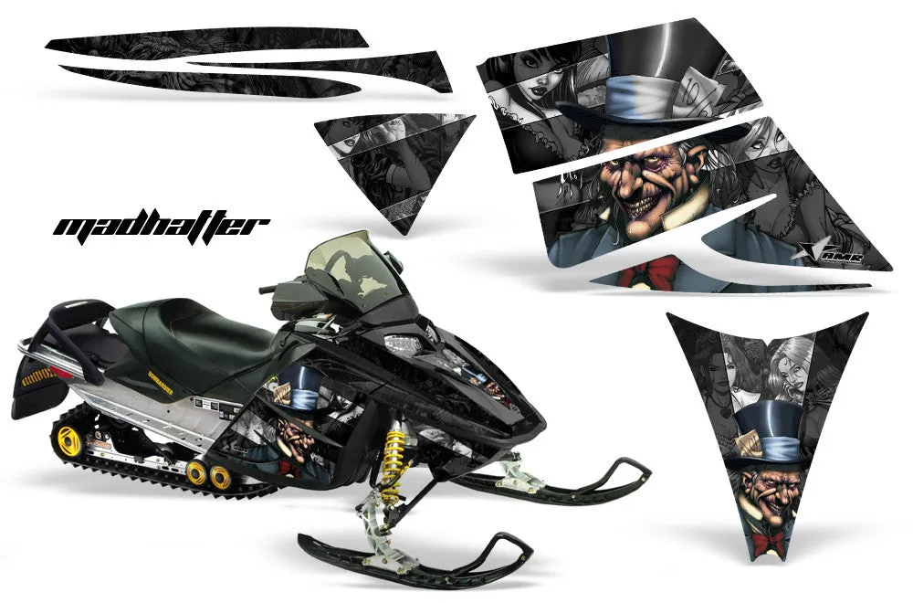 Ski Doo Rev Sled Snowmobile Graphic Wrap Kit (2003-2009)