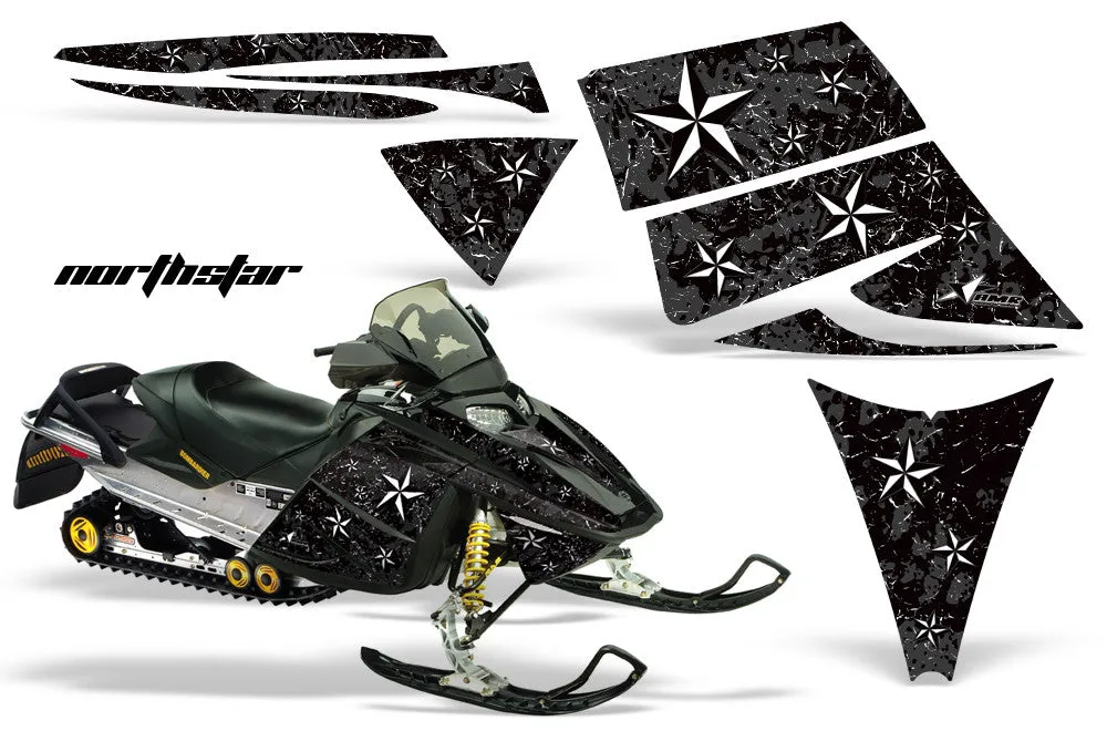 Ski Doo Rev Sled Snowmobile Graphic Wrap Kit (2003-2009)