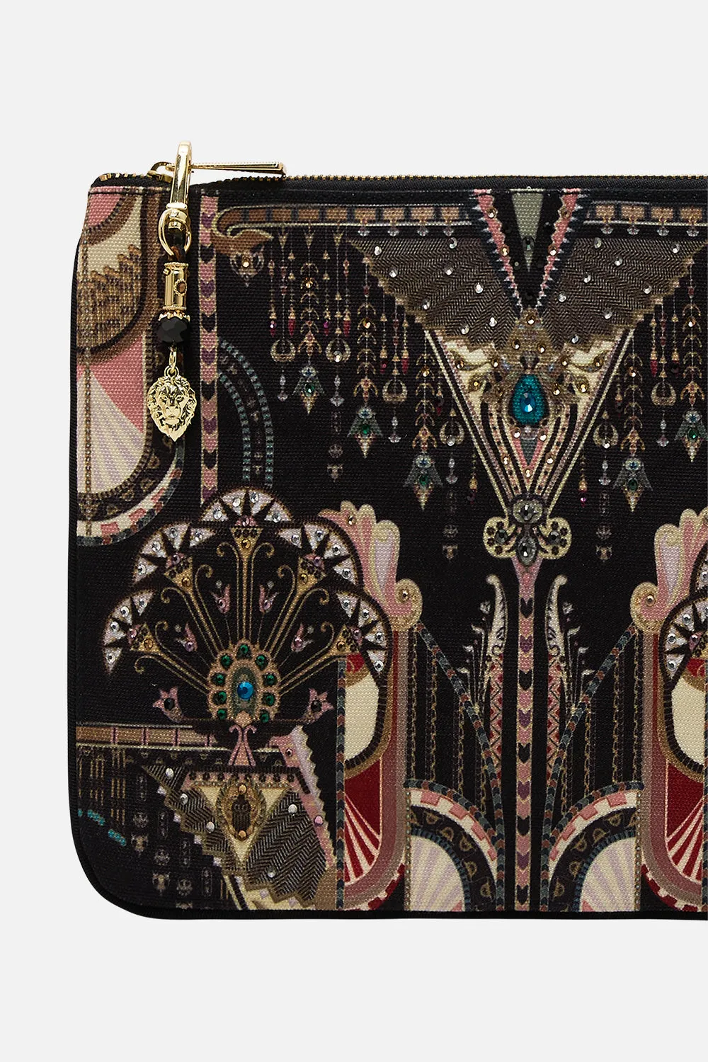 SMALL CANVAS CLUTCH THEY CALLED HER NEFERTARI