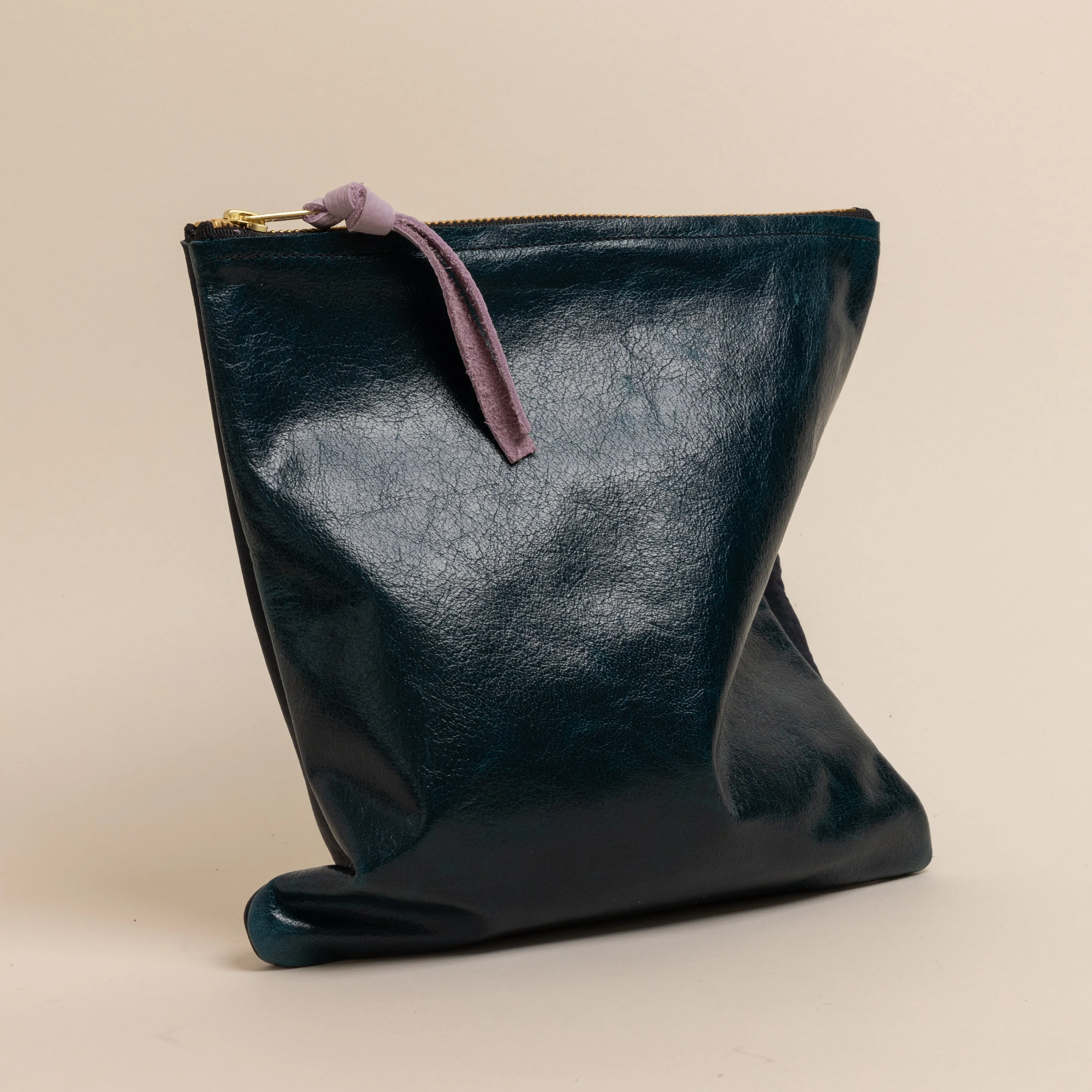 Soft Navy/Shiny Teal Mini Halfie