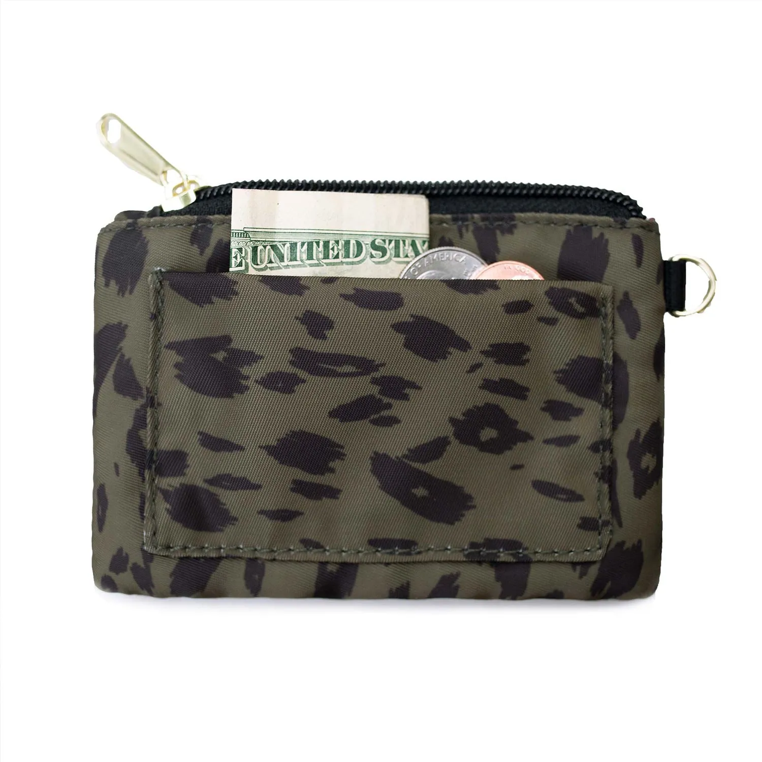 Sport Wallet - Green Leopard