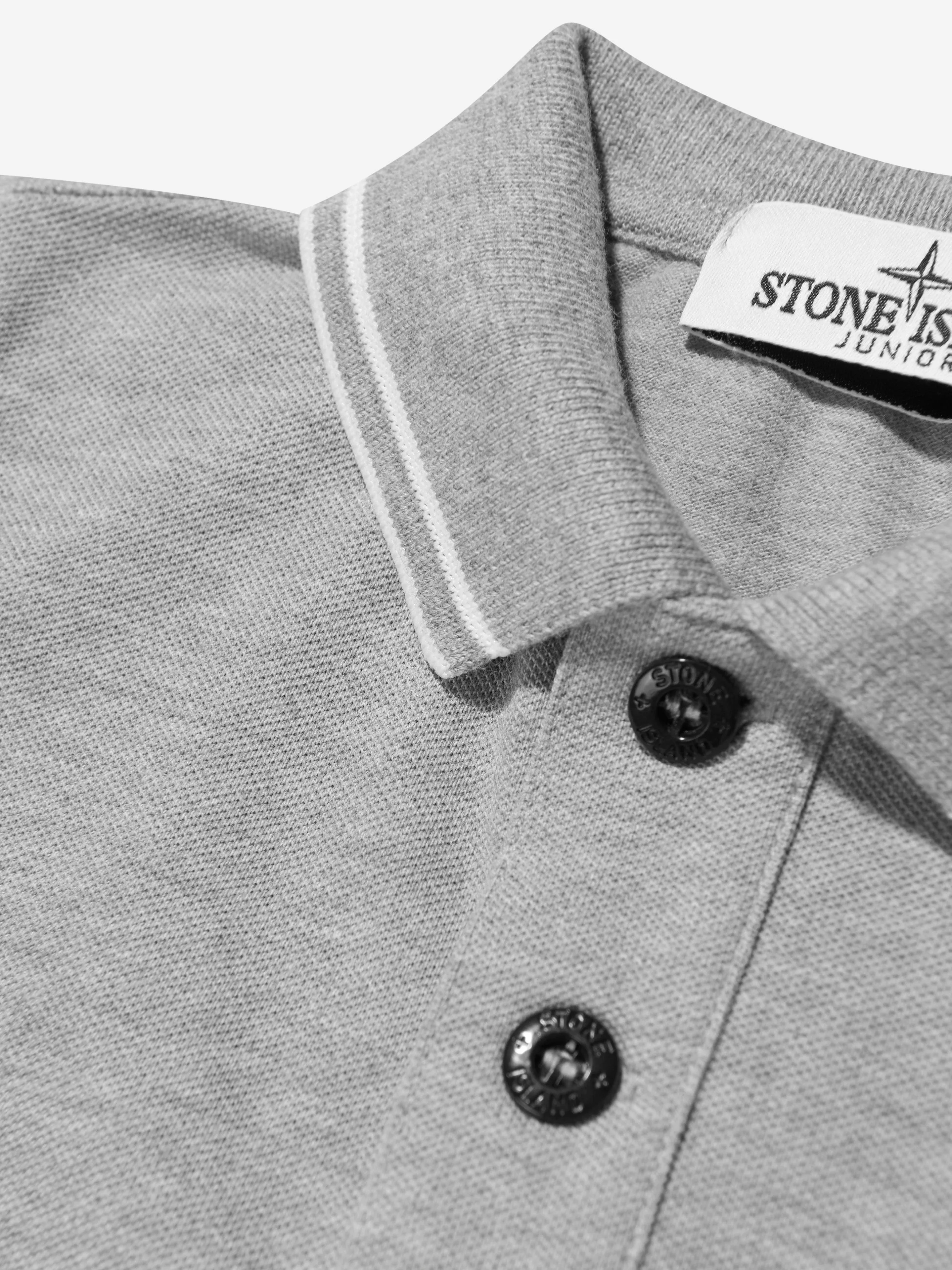 Stone Island Junior Boys Logo Polo Shirt