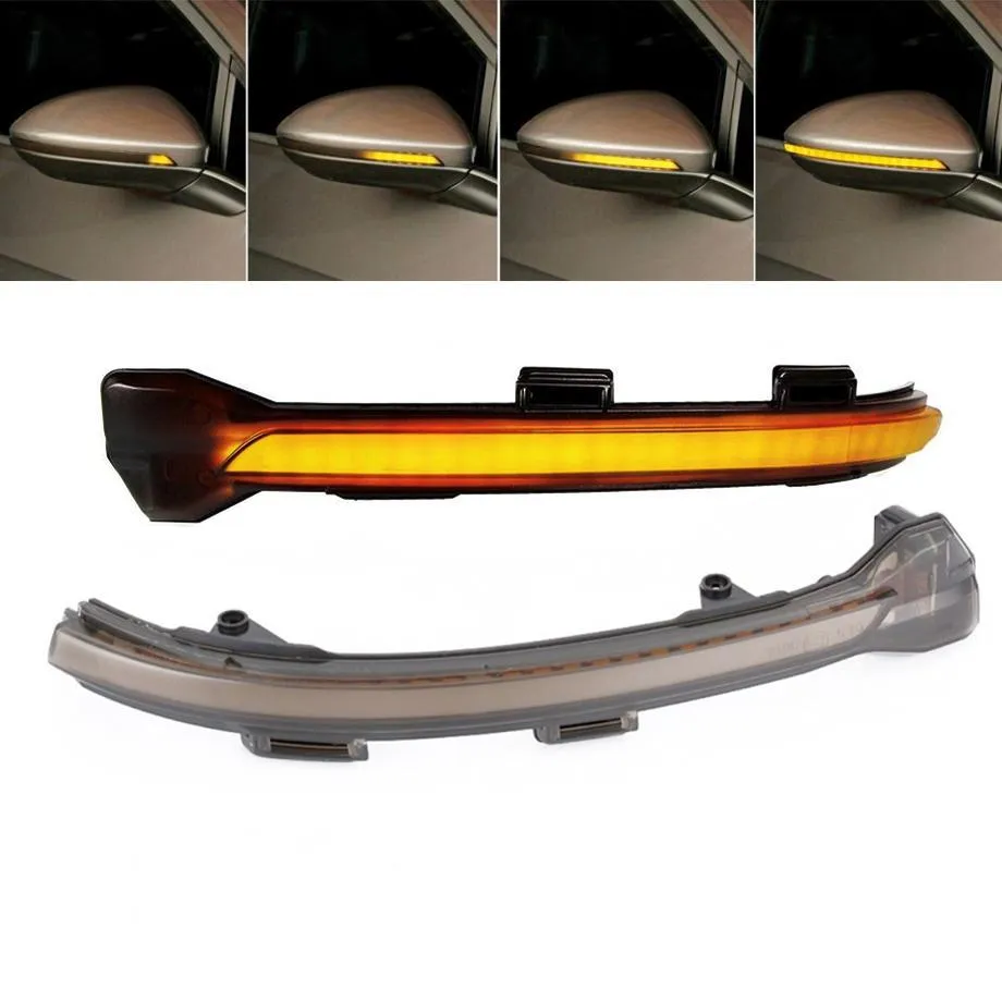 Suitable To Fit - VW Golf 7 Side Mirror Smoked LED Sequential Indicator Light