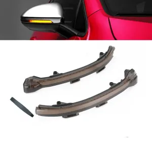 Suitable To Fit - VW Golf 7 Side Mirror Smoked LED Sequential Indicator Light