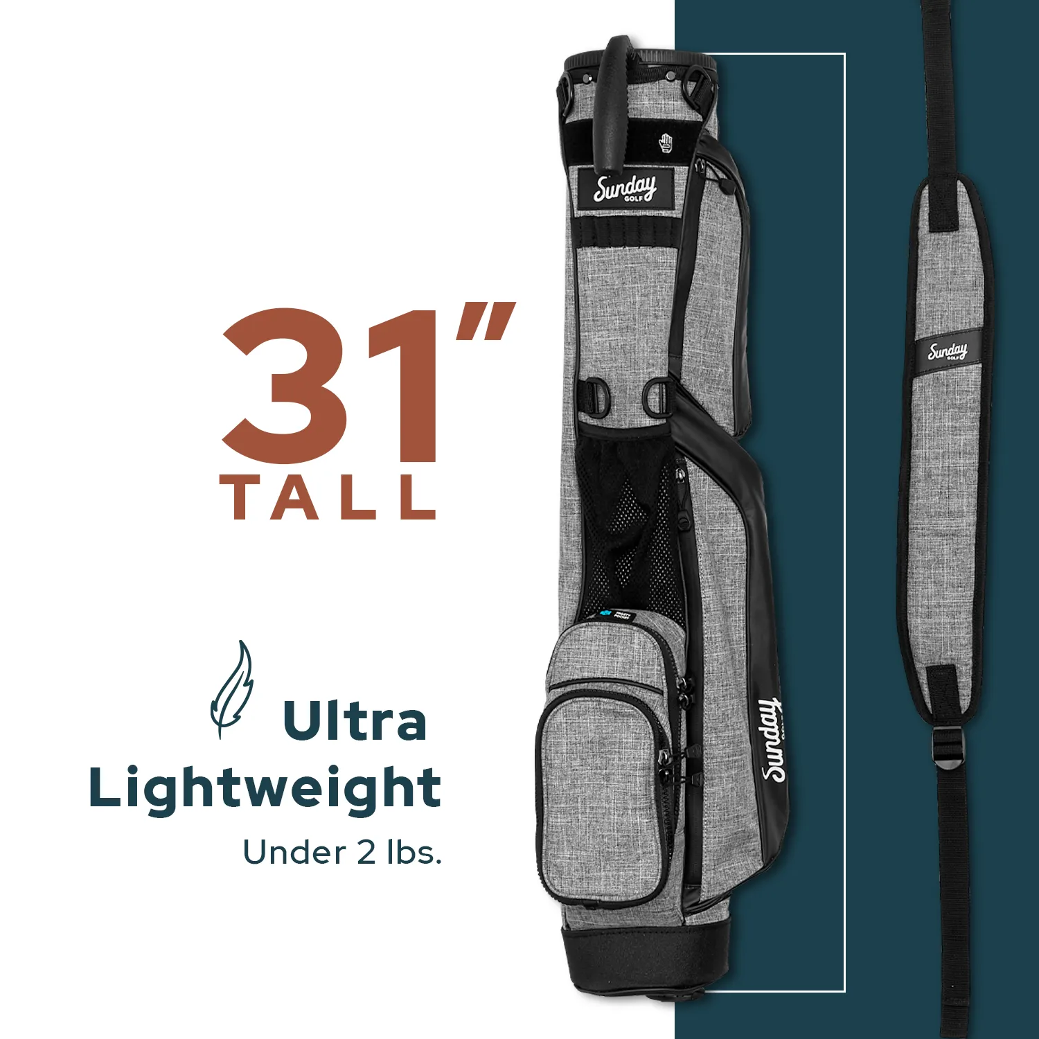 The Loma | Seafoam Par 3 Bag
