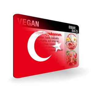 Turkish Vegan Card
