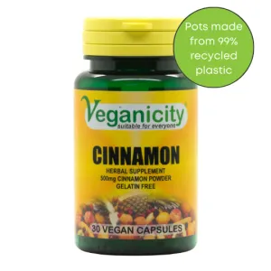Vegan Cinnamon 500mg Capsules