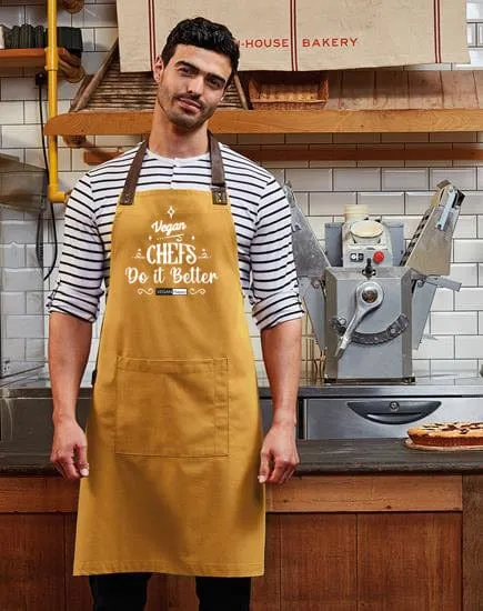 Vegan Oxford Bib Apron